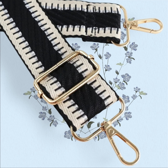 🆕️Fashionable Embroidered Adjustable Bag Strap - Versatile & Stylish 🌸 - Picture 4 of 11